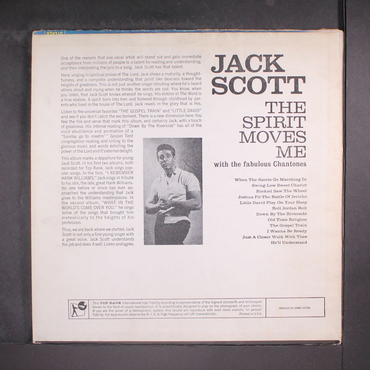 the spirit moves me by JACK SCOTT