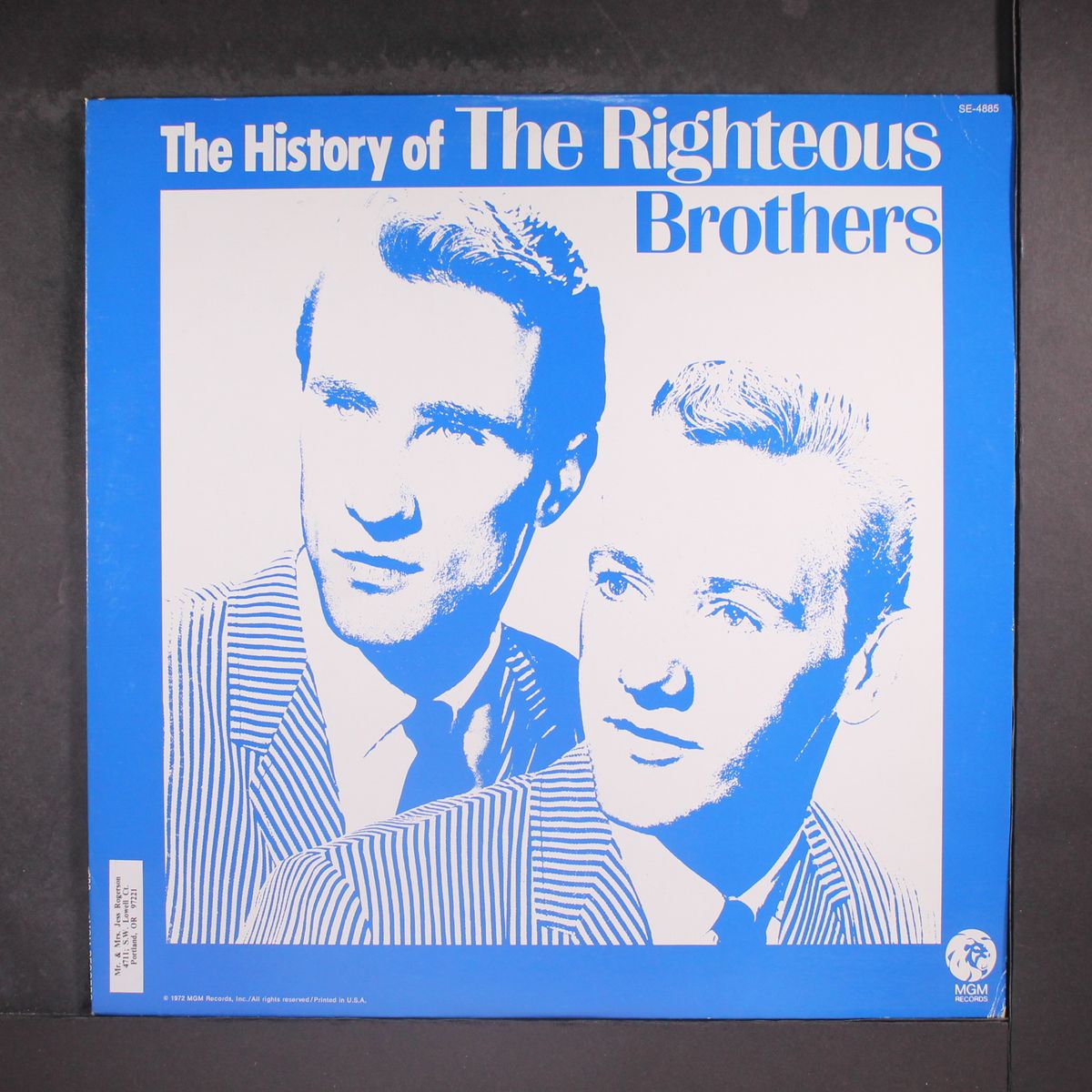 history of by RIGHTEOUS BROTHERS