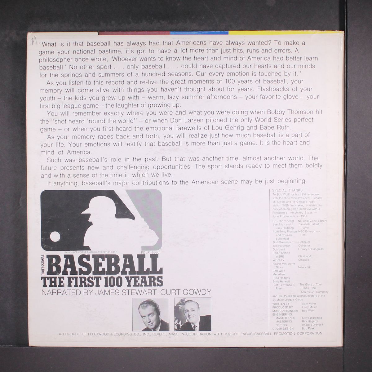 baseball the first 100 years by JAMES STEWART & CURT GOWDY