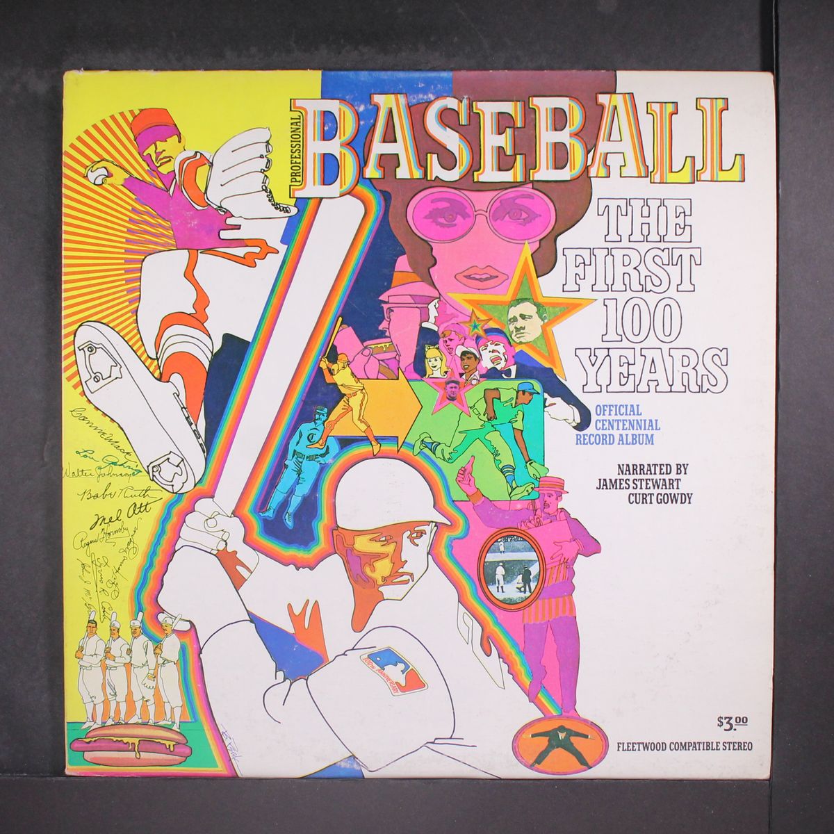 baseball the first 100 years by JAMES STEWART & CURT GOWDY