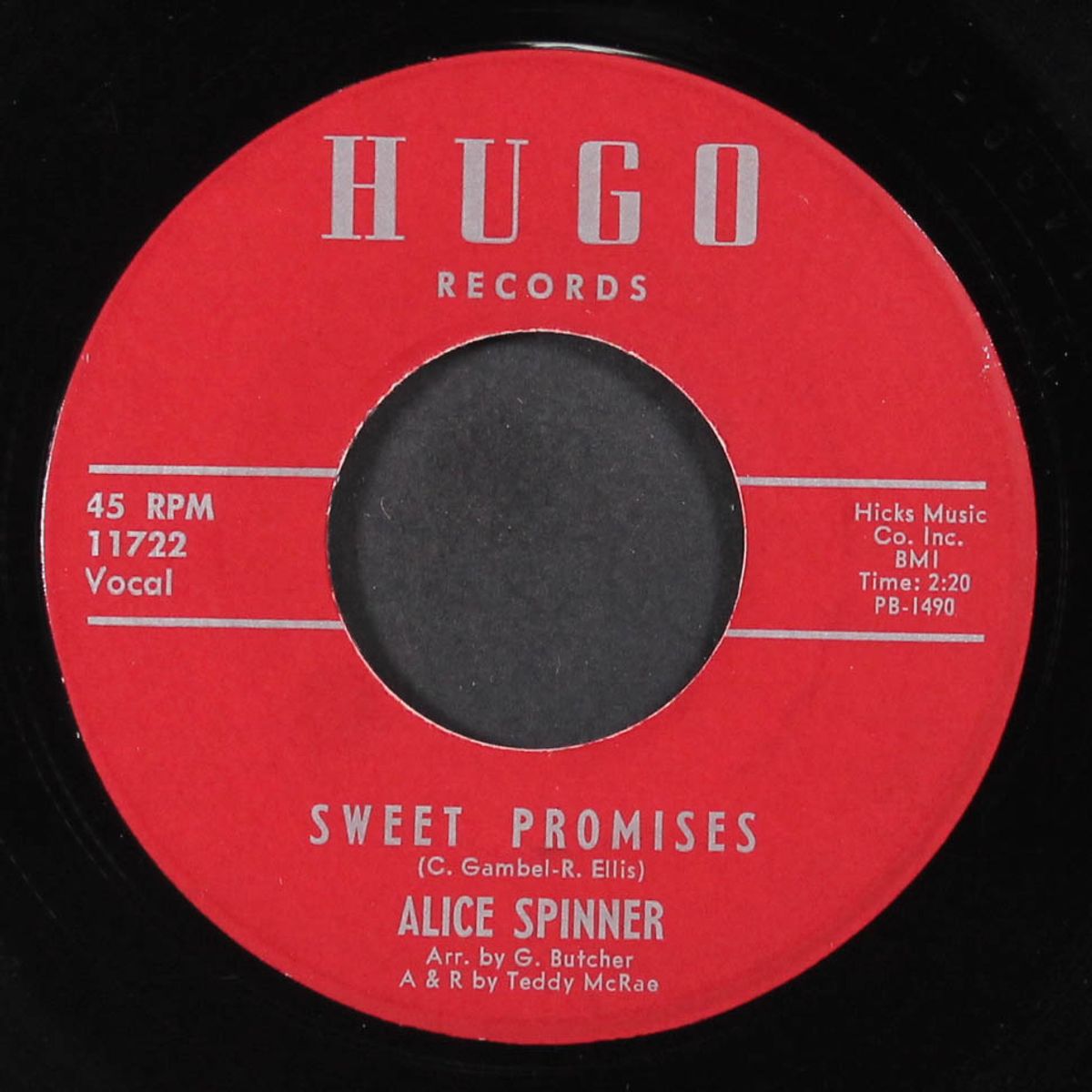 sweet promises / good for me by ALICE SPINNER