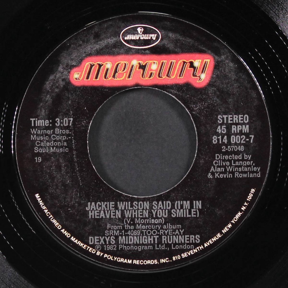 jackie wilson said by DEXY'S MIDNIGHT RUNNERS