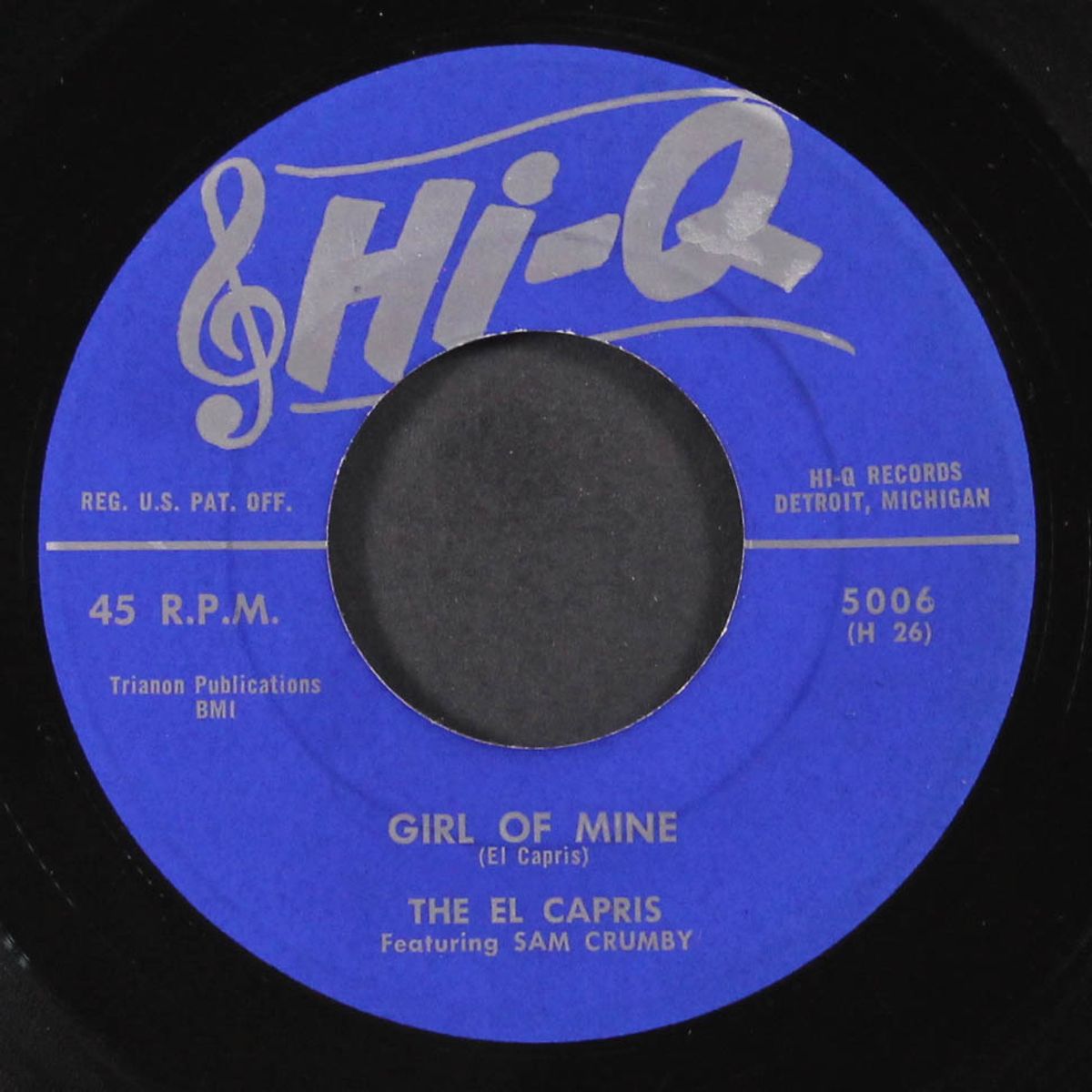 girl of mine / these lonely nights by EL CAPRIS