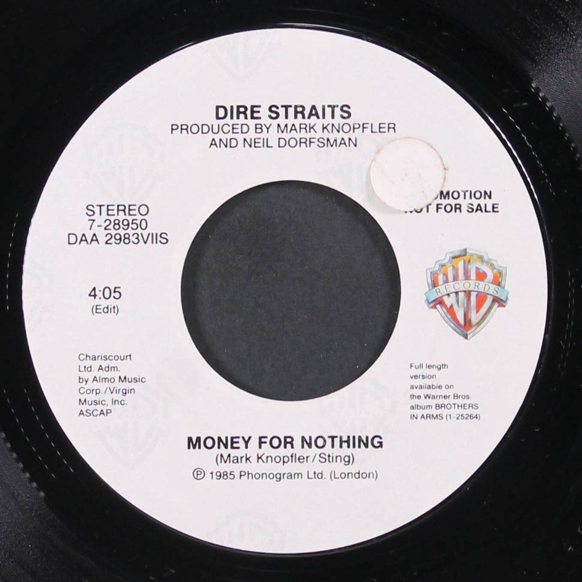 money for nothing by DIRE STRAITS