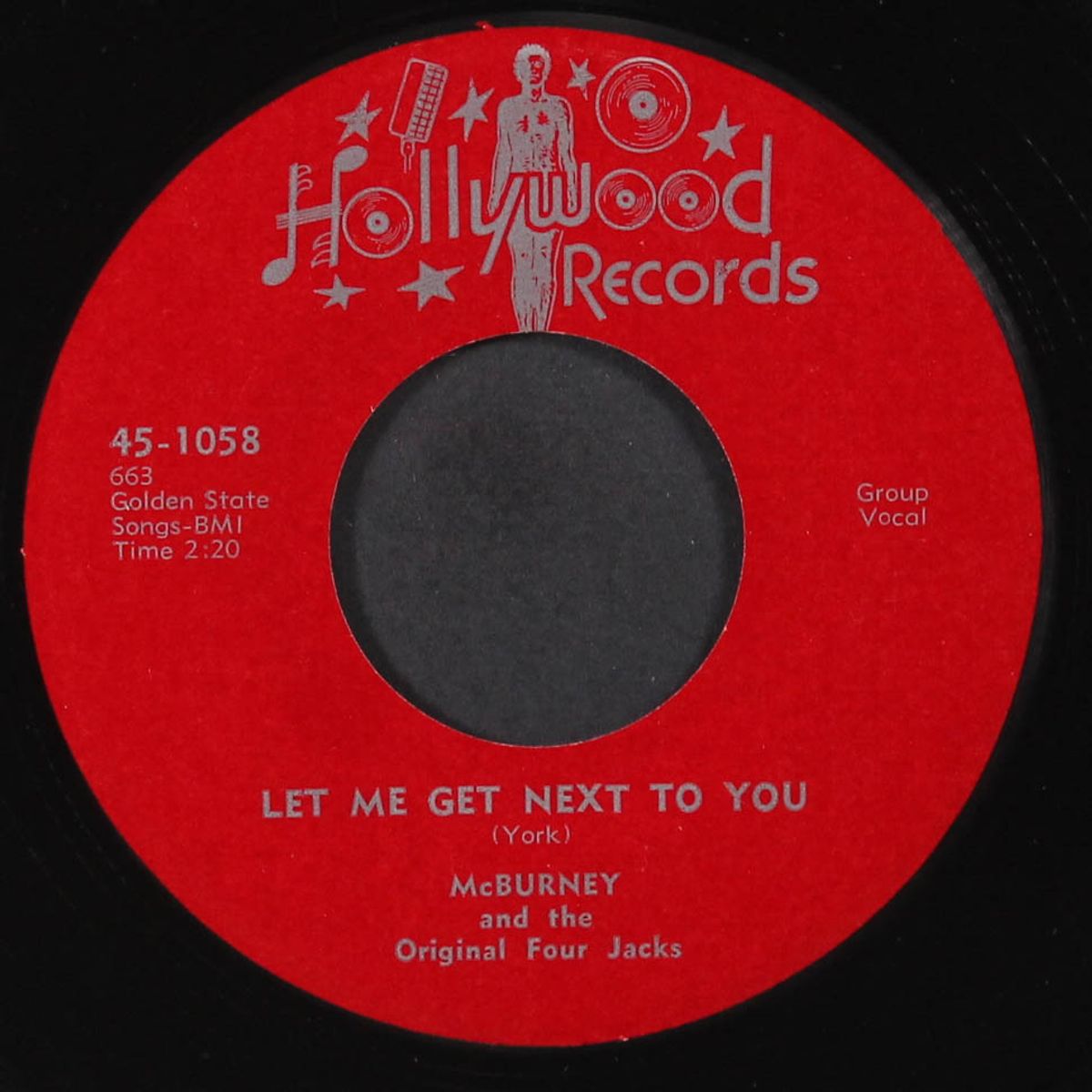 let me get next to you / walking and crying by MCBURNEY & ORIGINAL FOUR JACKS