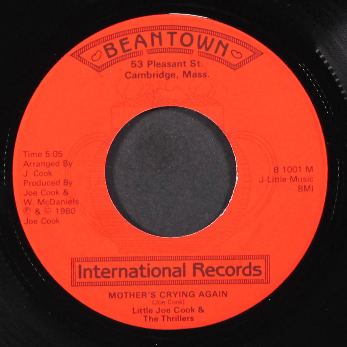 mother's crying again / king of rock & roll by LITTLE JOE COOK & THRILLERS