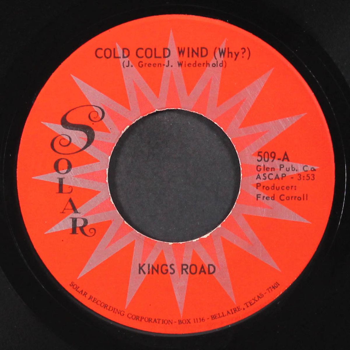turn on your lovelights / cold cold wind by KINGS ROAD