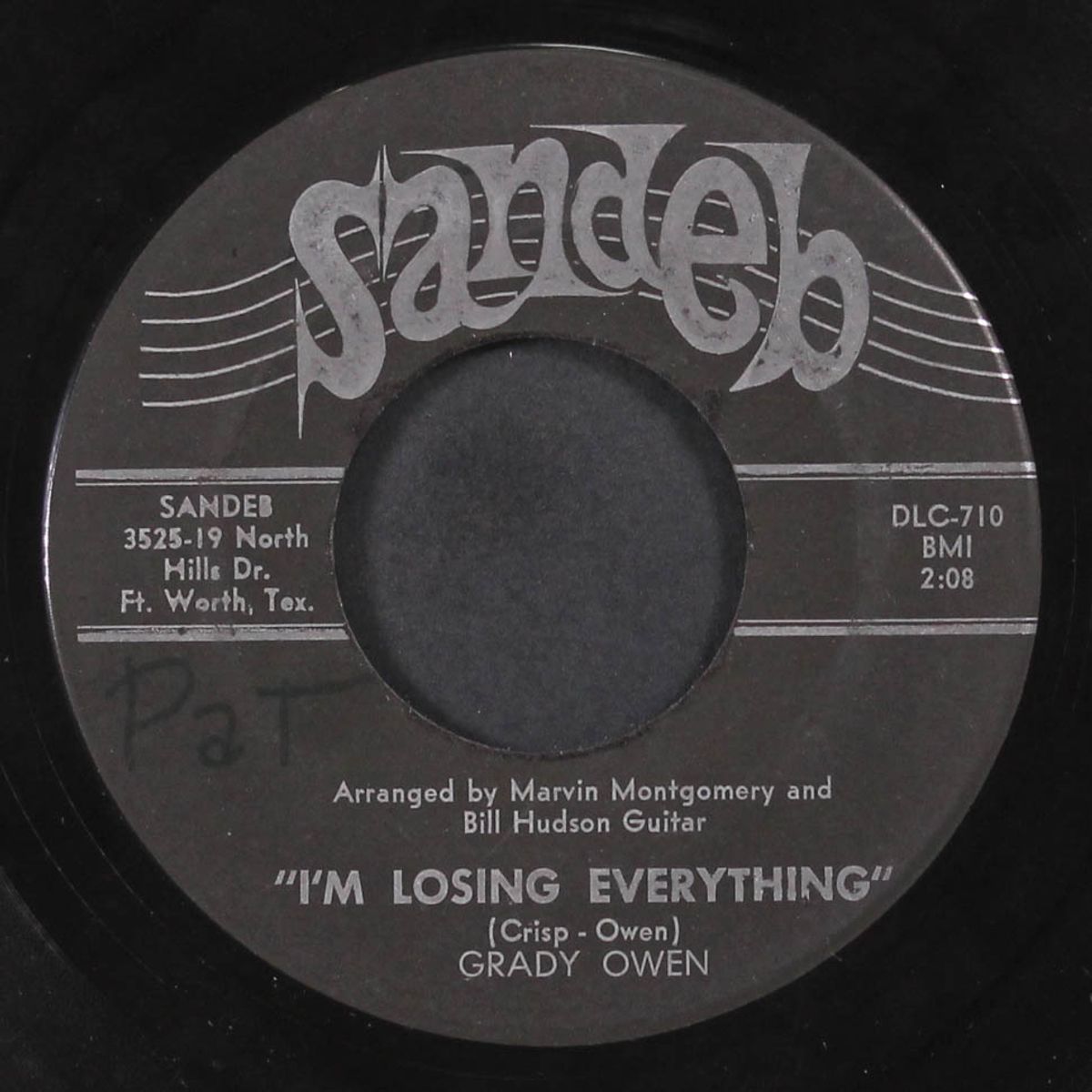 blue driver / i'm losing everything by GRADY OWEN