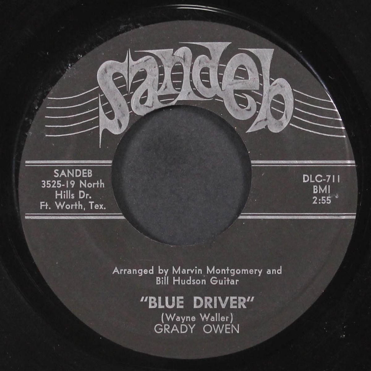 blue driver / i'm losing everything by GRADY OWEN