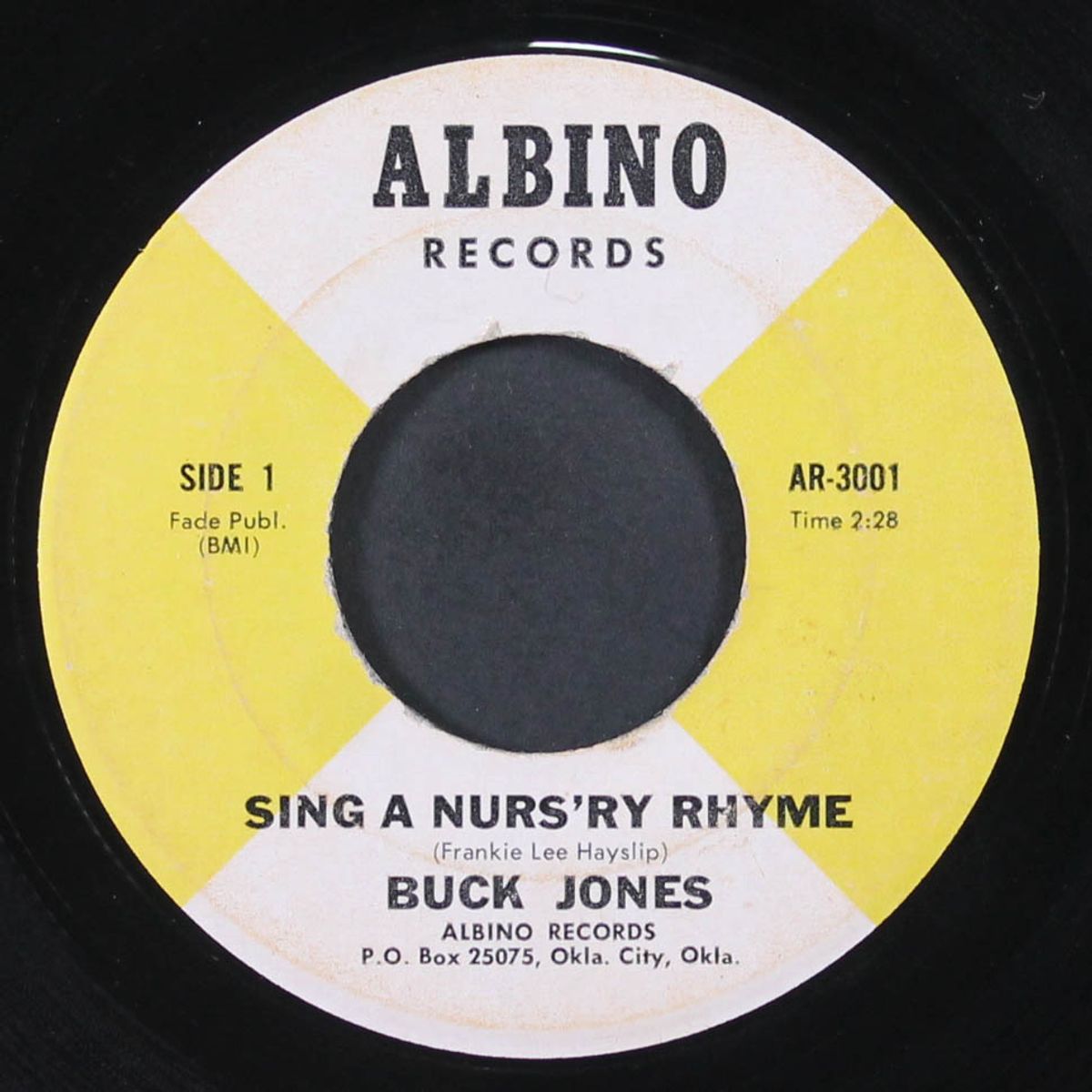 sing a nurs'ry rhyme / one fist led to another by BUCK JONES