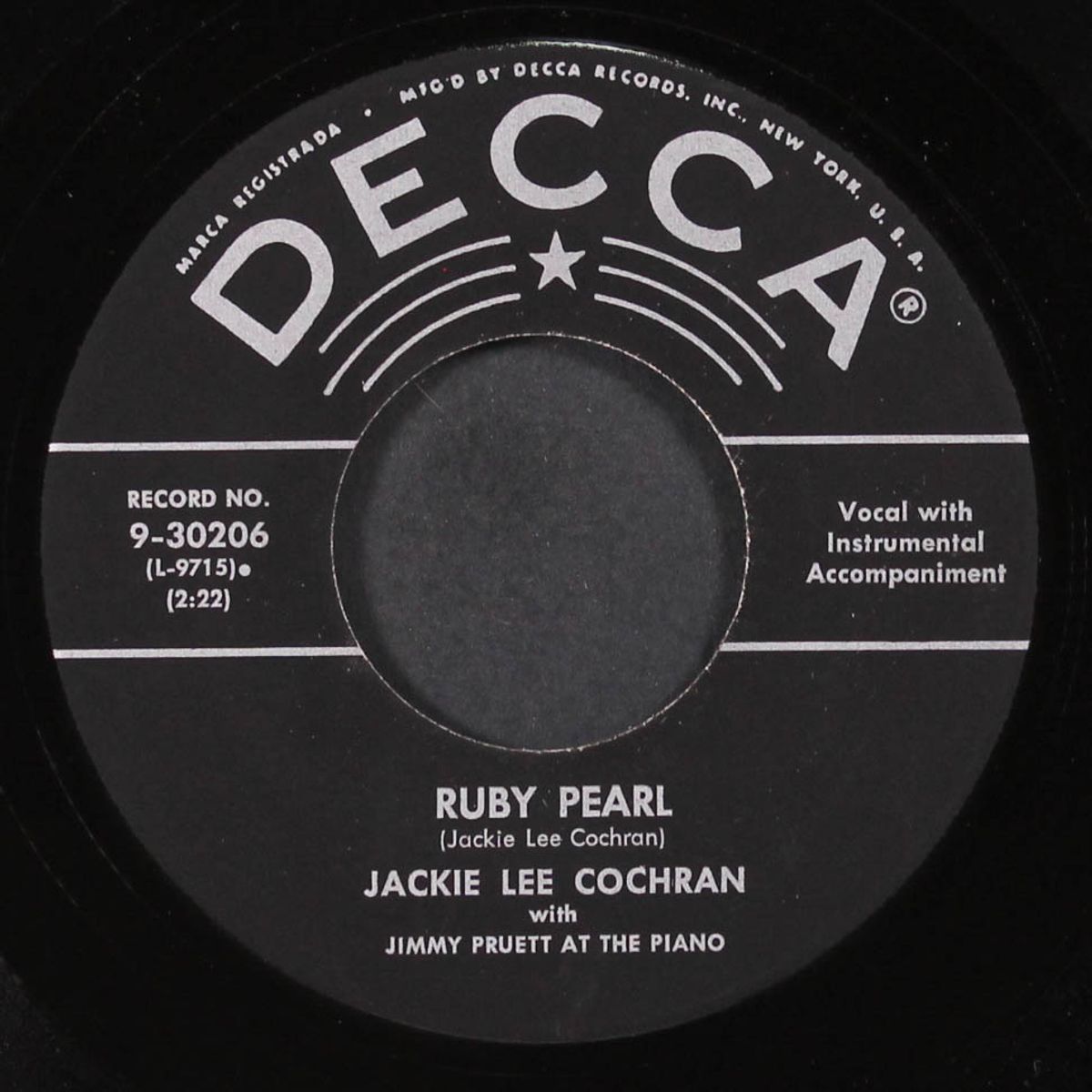ruby pearl / mama don't you think i know by JACKIE LEE COCHRAN