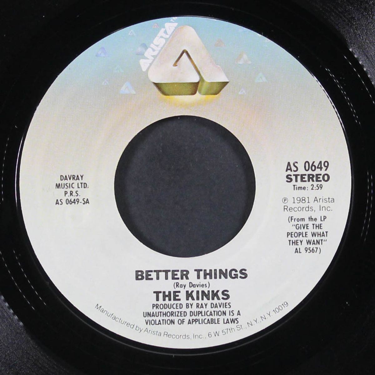 better things / yo-yo by KINKS