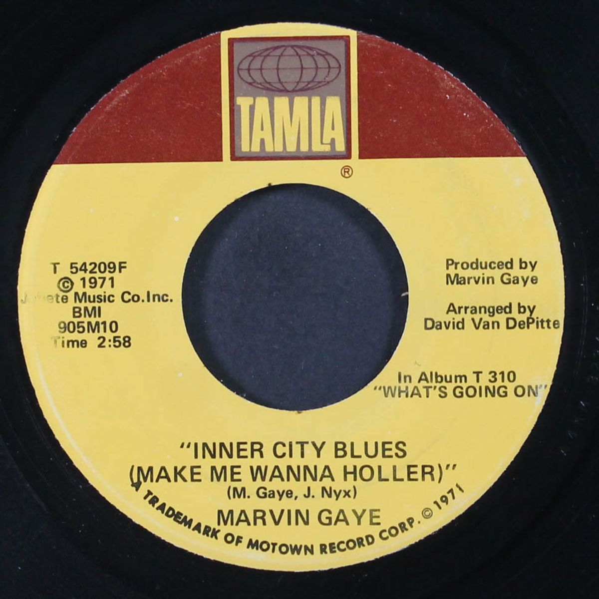 inner city blues / wholy holy by MARVIN GAYE