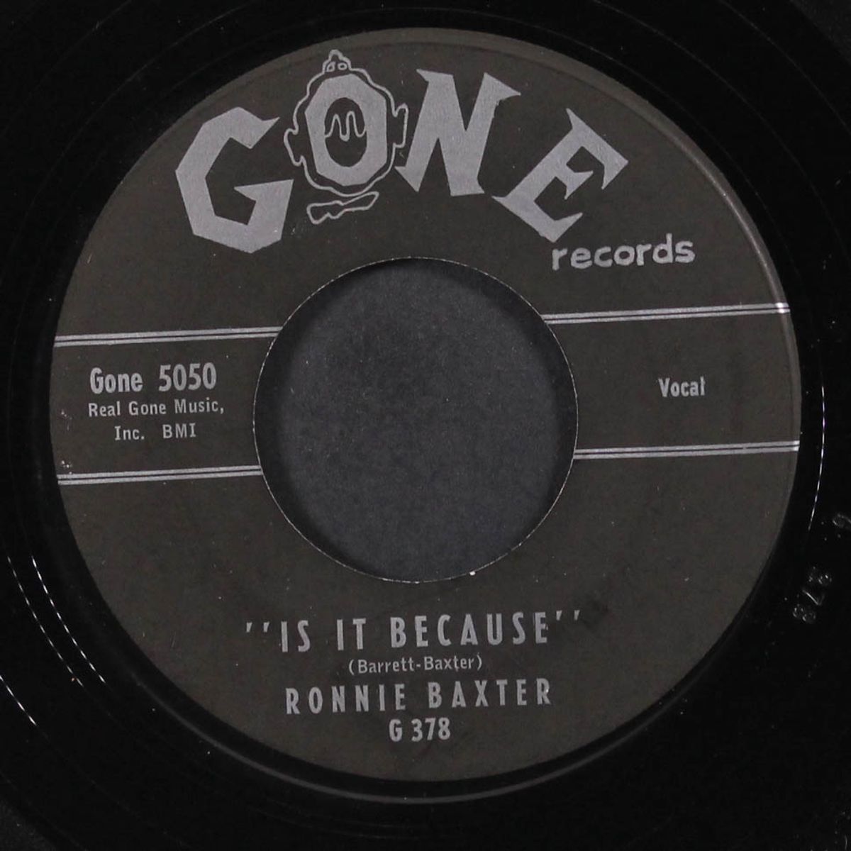 is it because / i finally found you by RONNIE BAXTER
