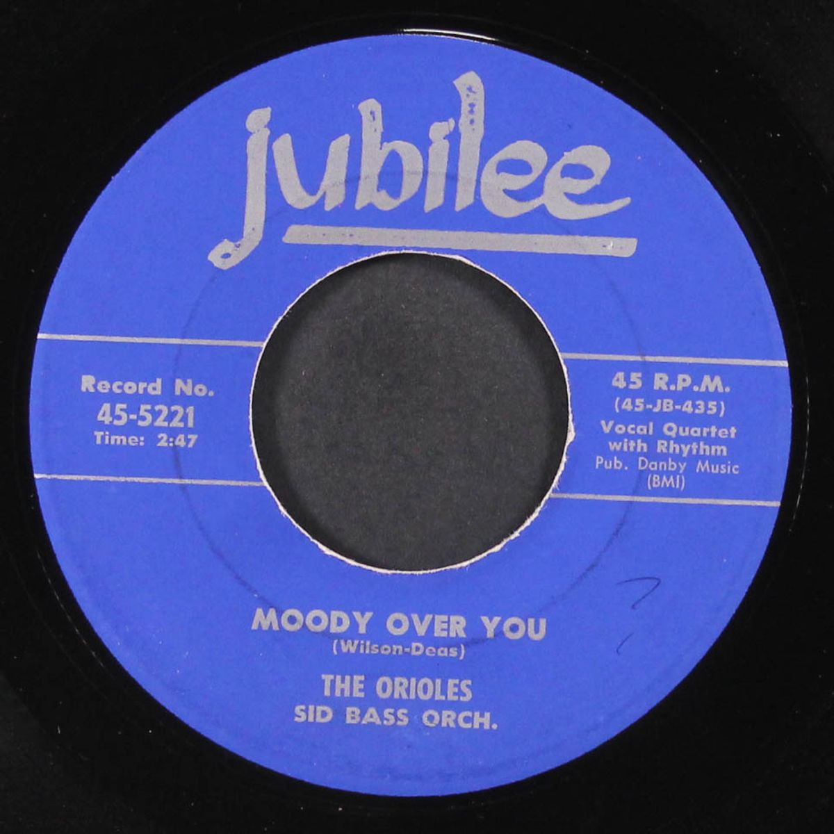 moody over you / please sing my blues tonight by ORIOLES