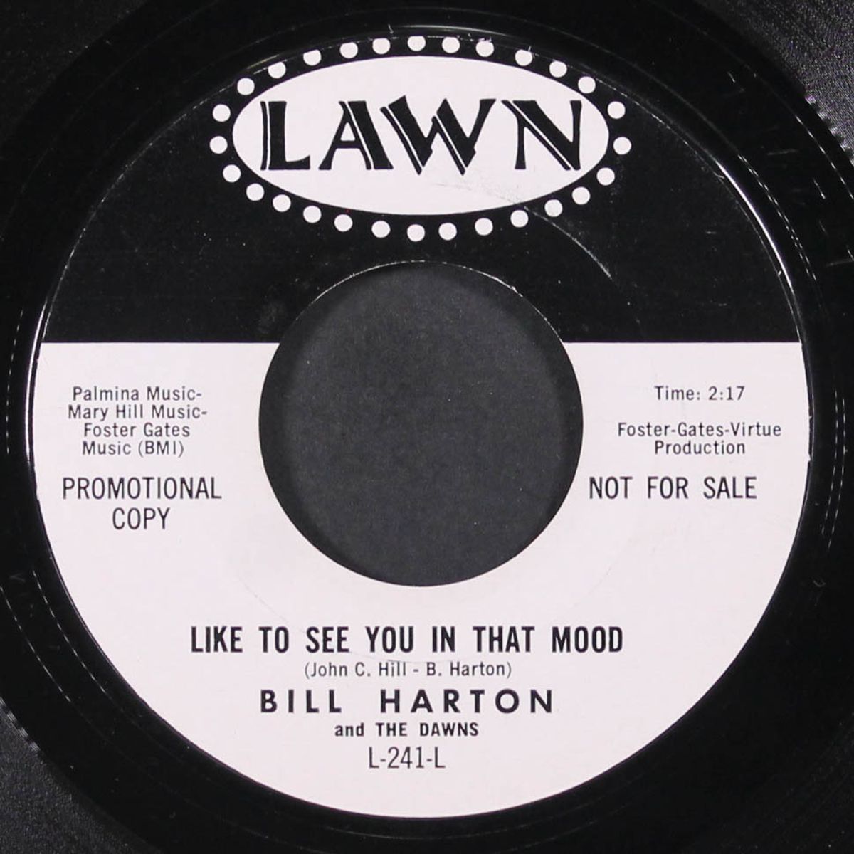 like to see you in that mood / shadow by BILL HARTON & DAWNS
