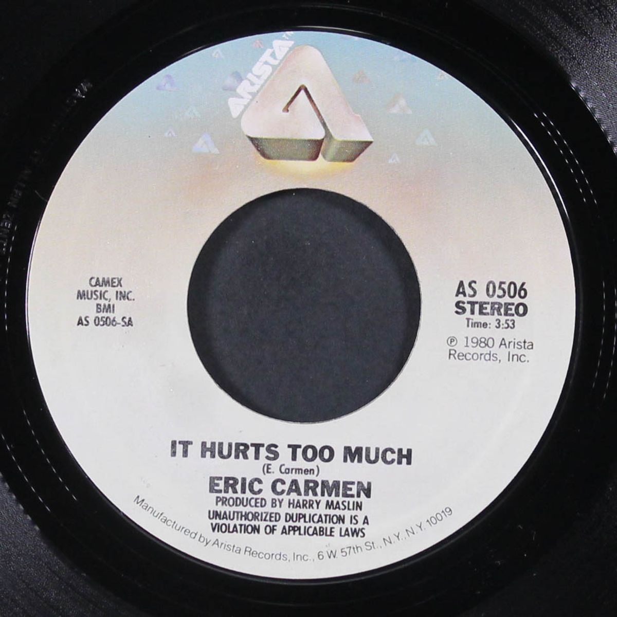 it hurts too much / you need some lovin' by ERIC CARMEN