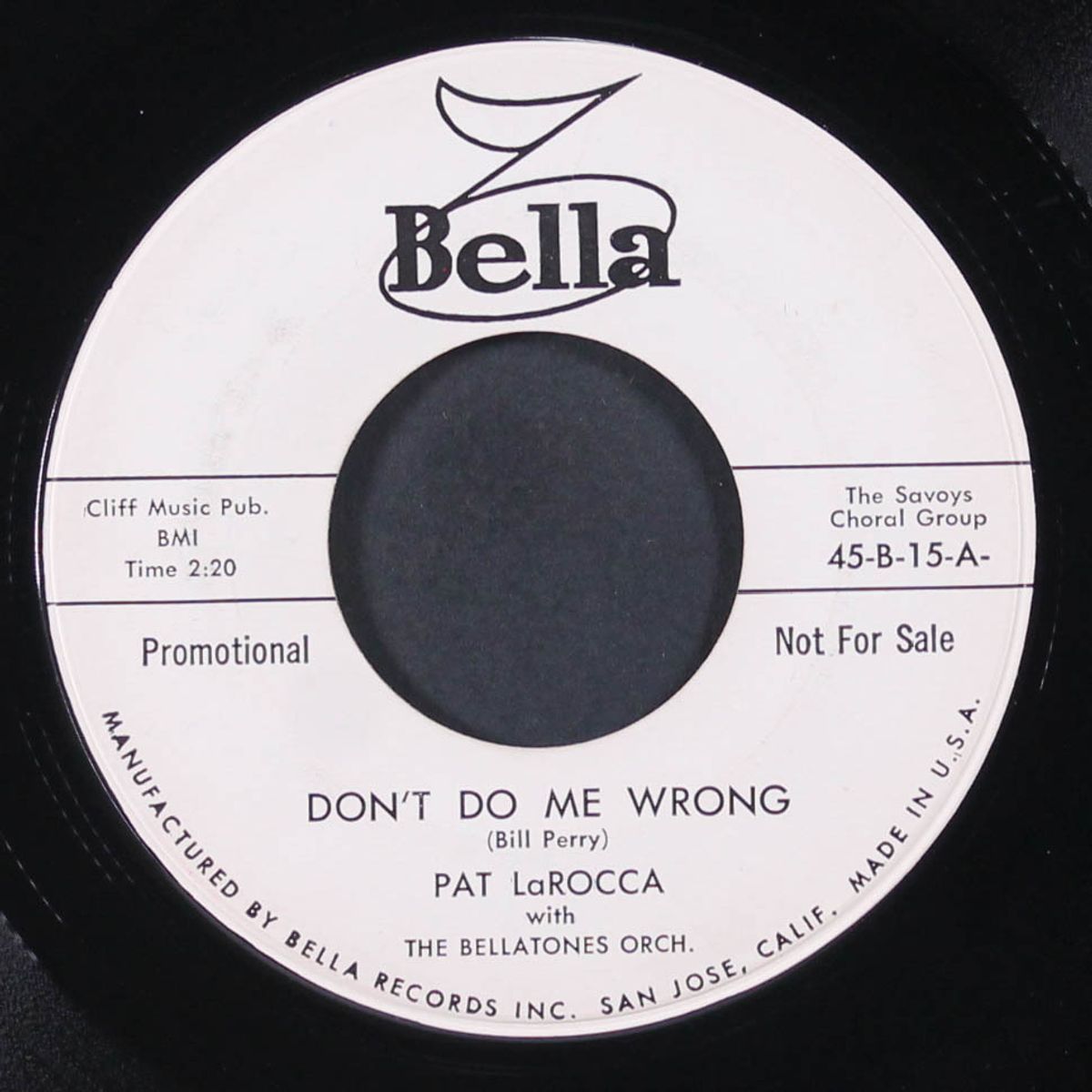 rowena / don't do me wrong by PAT LAROCCA
