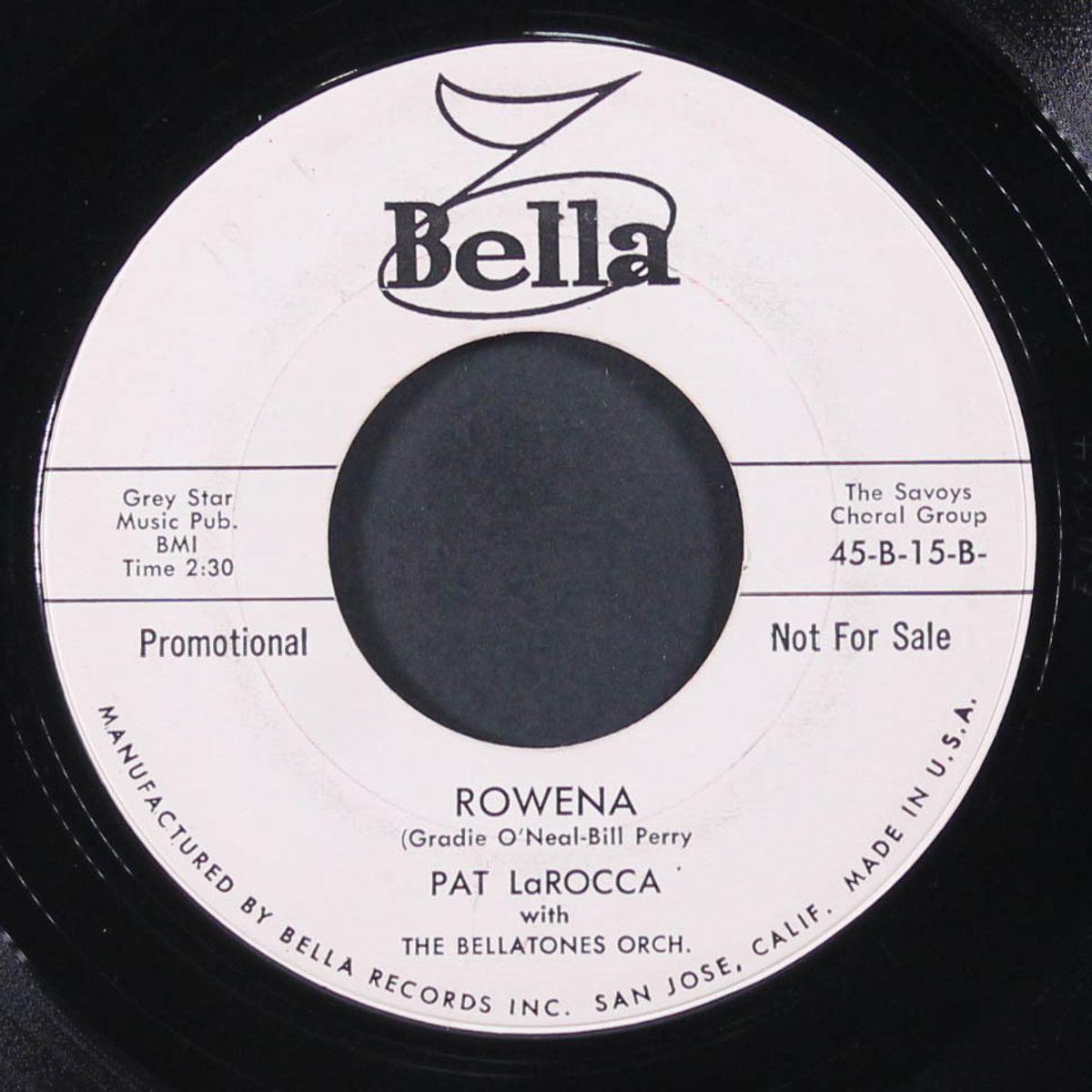 rowena / don't do me wrong by PAT LAROCCA