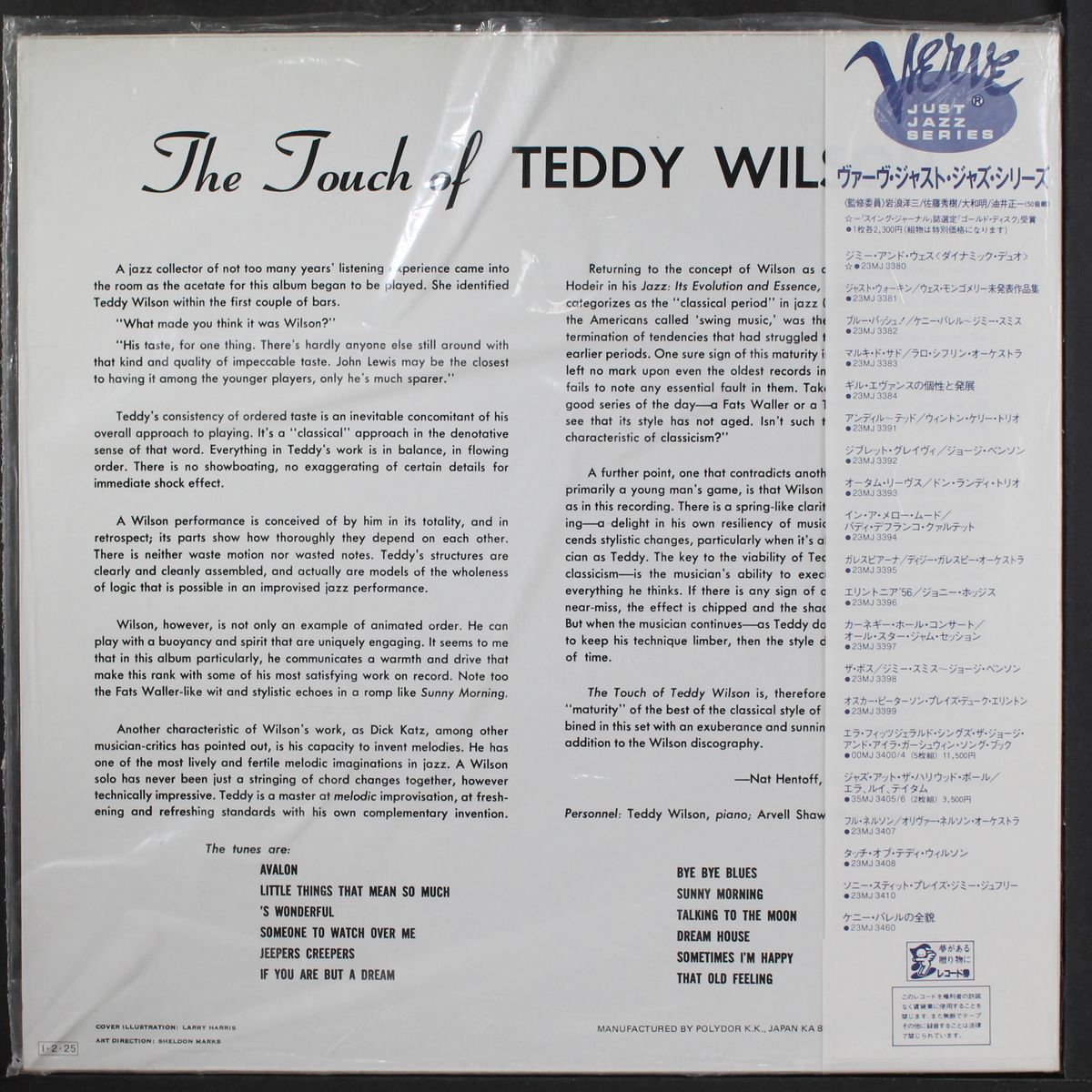 the touch of by TEDDY WILSON