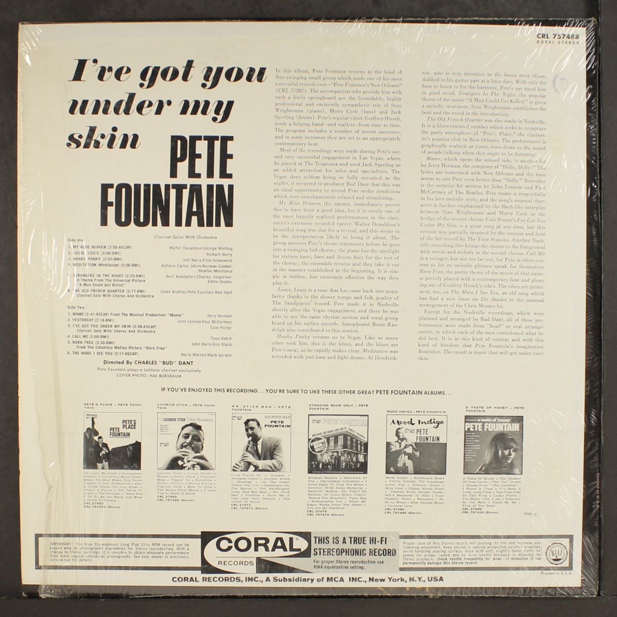 i've got you under my skin by PETE FOUNTAIN