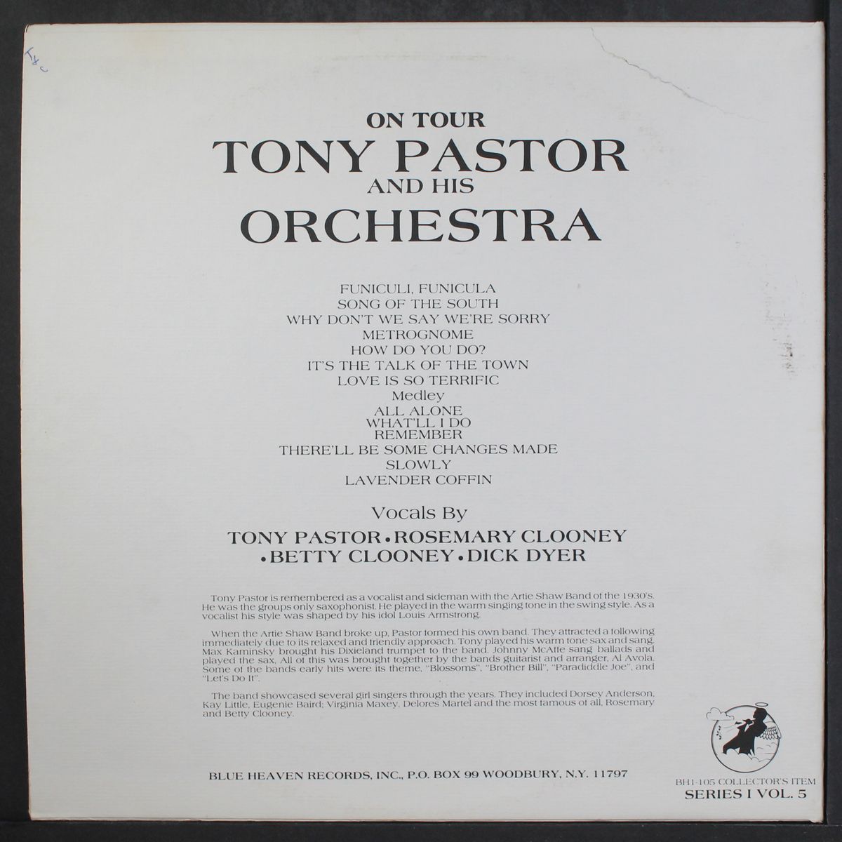 song of the south by TONY PASTOR