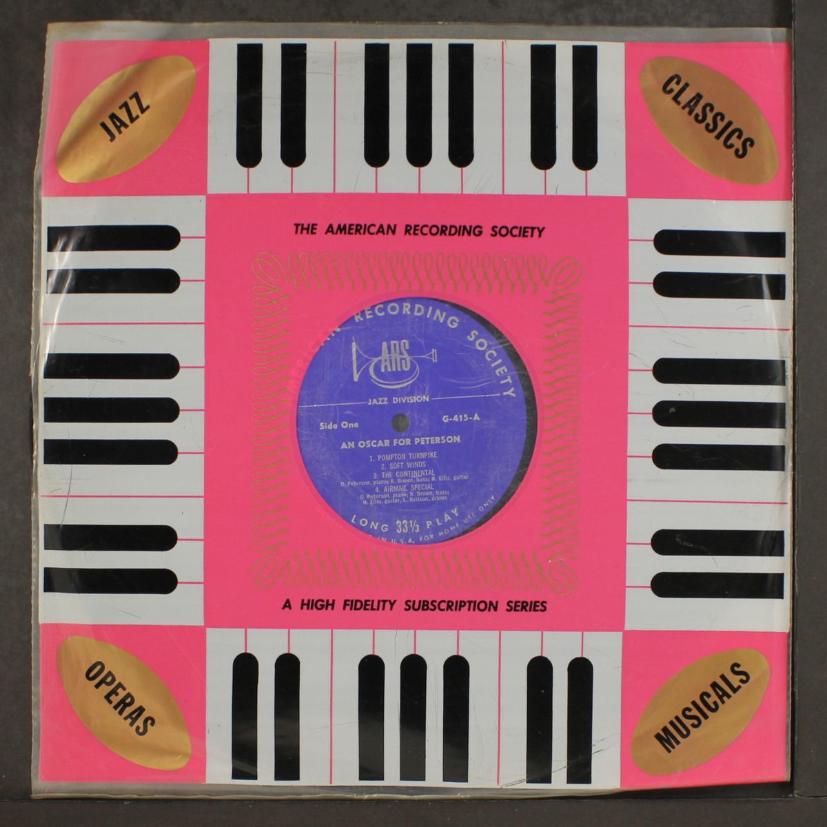 an oscar for peterson by OSCAR PETERSON