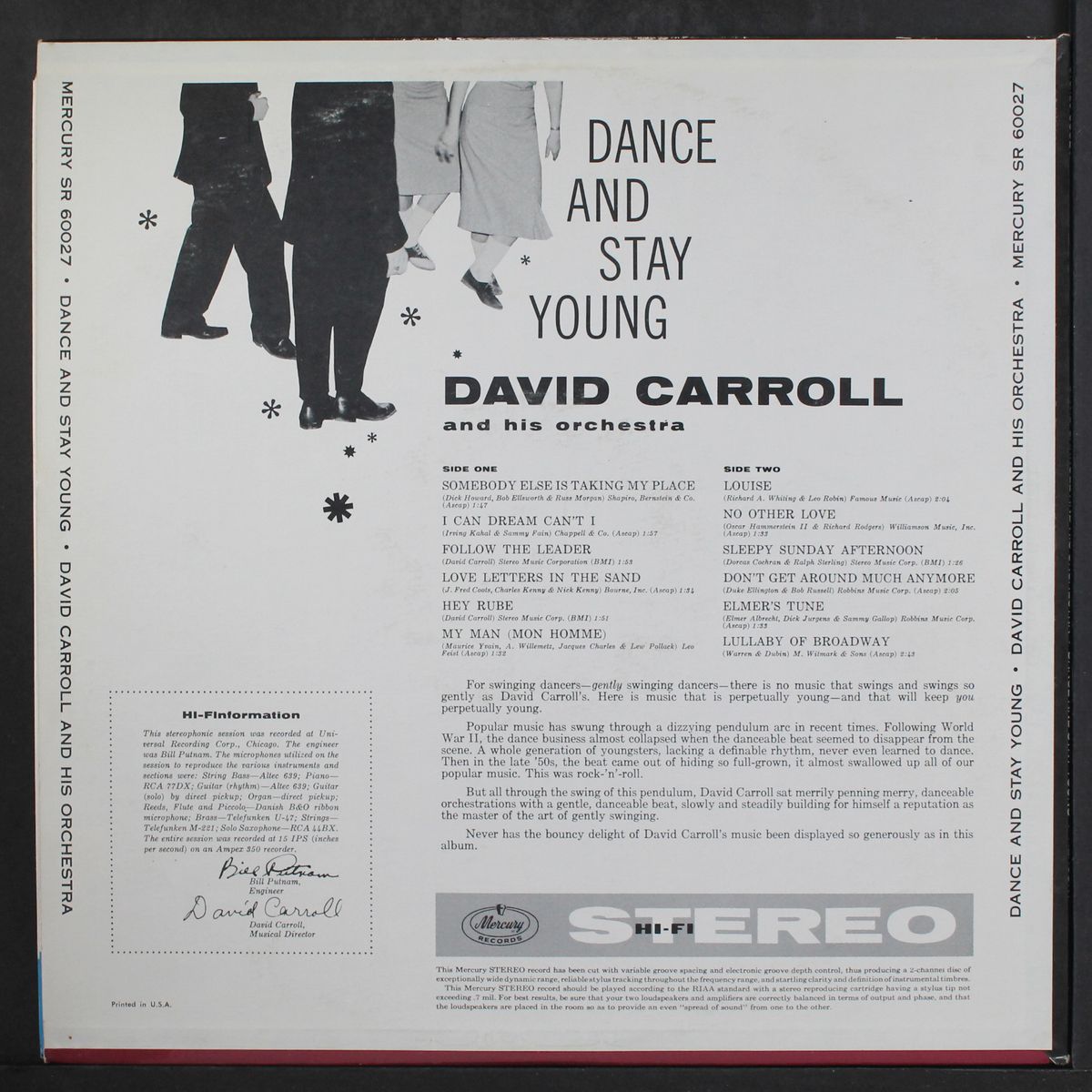 dance and stay young by DAVID CARROLL