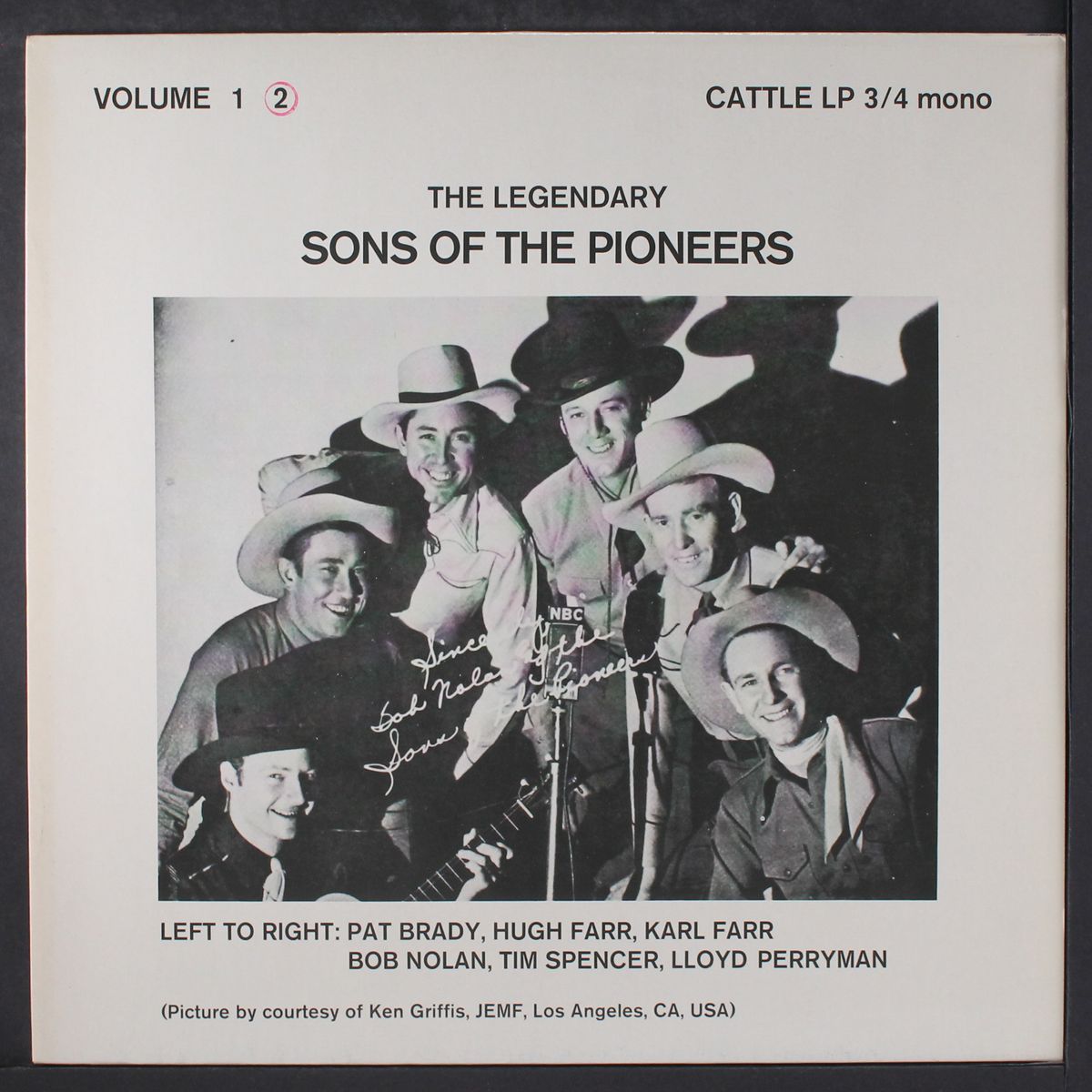the legendary, vol. 2 by SONS OF THE PIONEERS