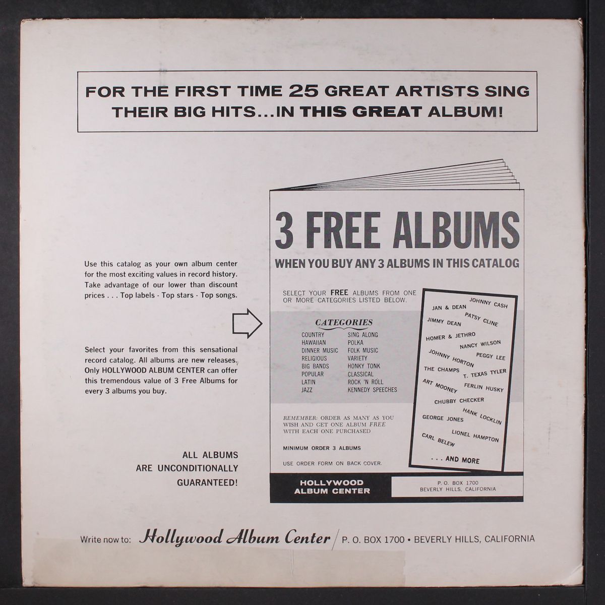 25 original hits by VARIOUS
