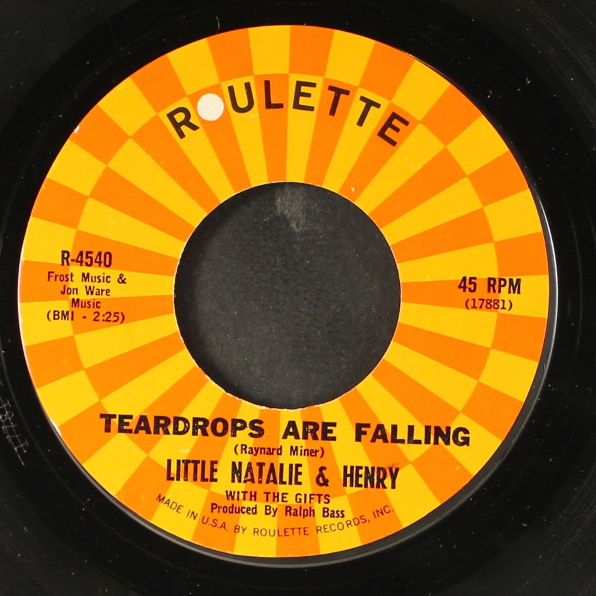 teardrops are falling / it's uncle willie by LITTLE NATALIE & HENRY WITH THE GIFTS