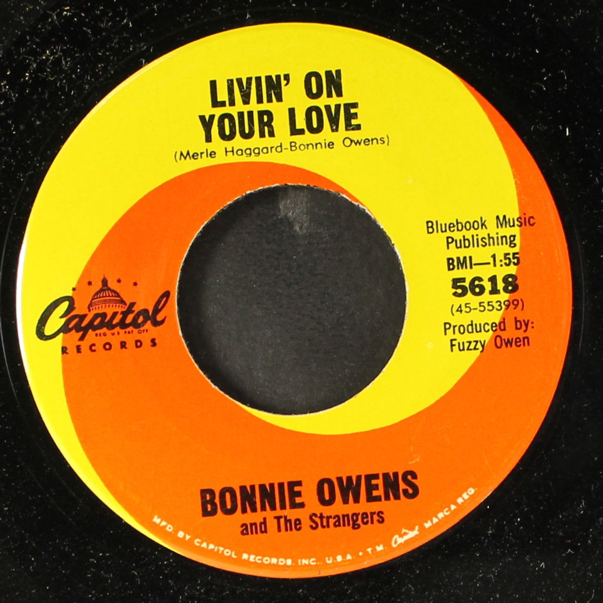 merry-go-round / livin' on your love by BONNIE OWENS