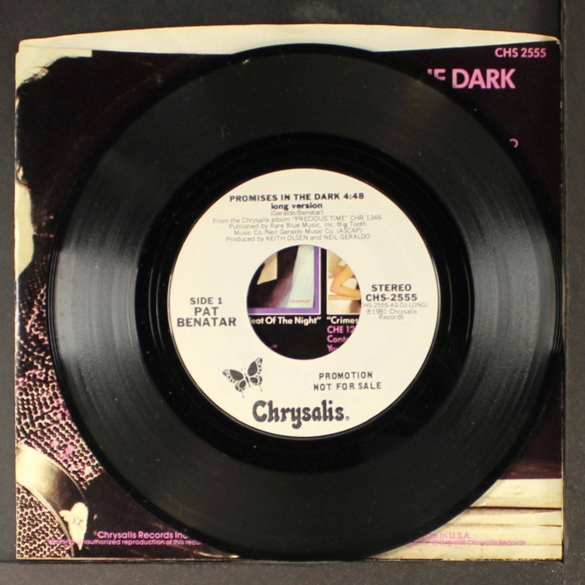 promises in the dark / short by PAT BENATAR