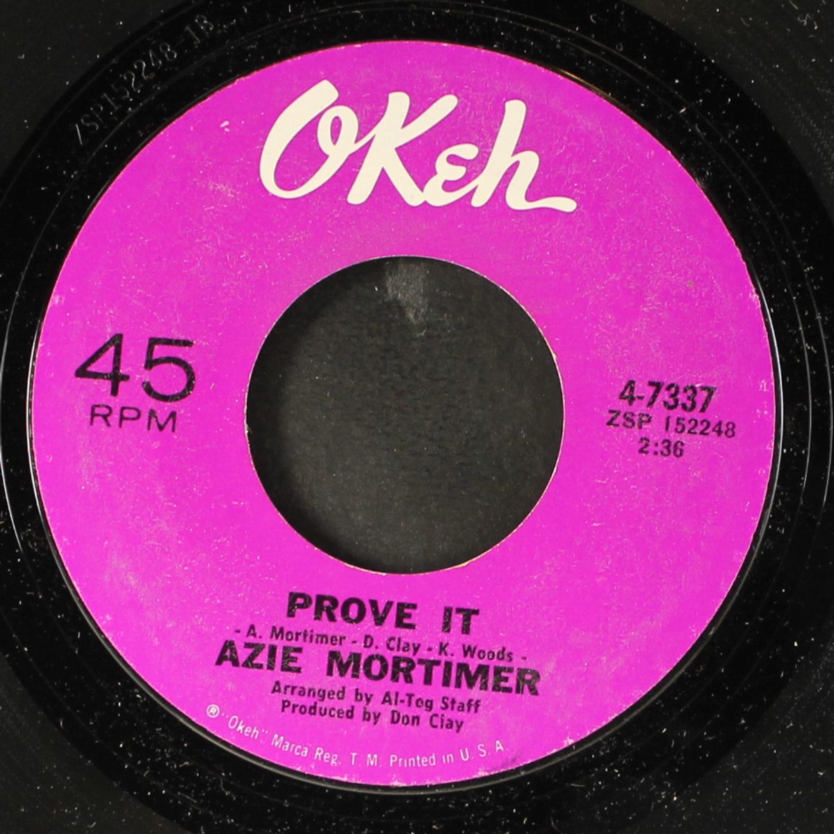 prove it / i don't care by AZIE MORTIMER