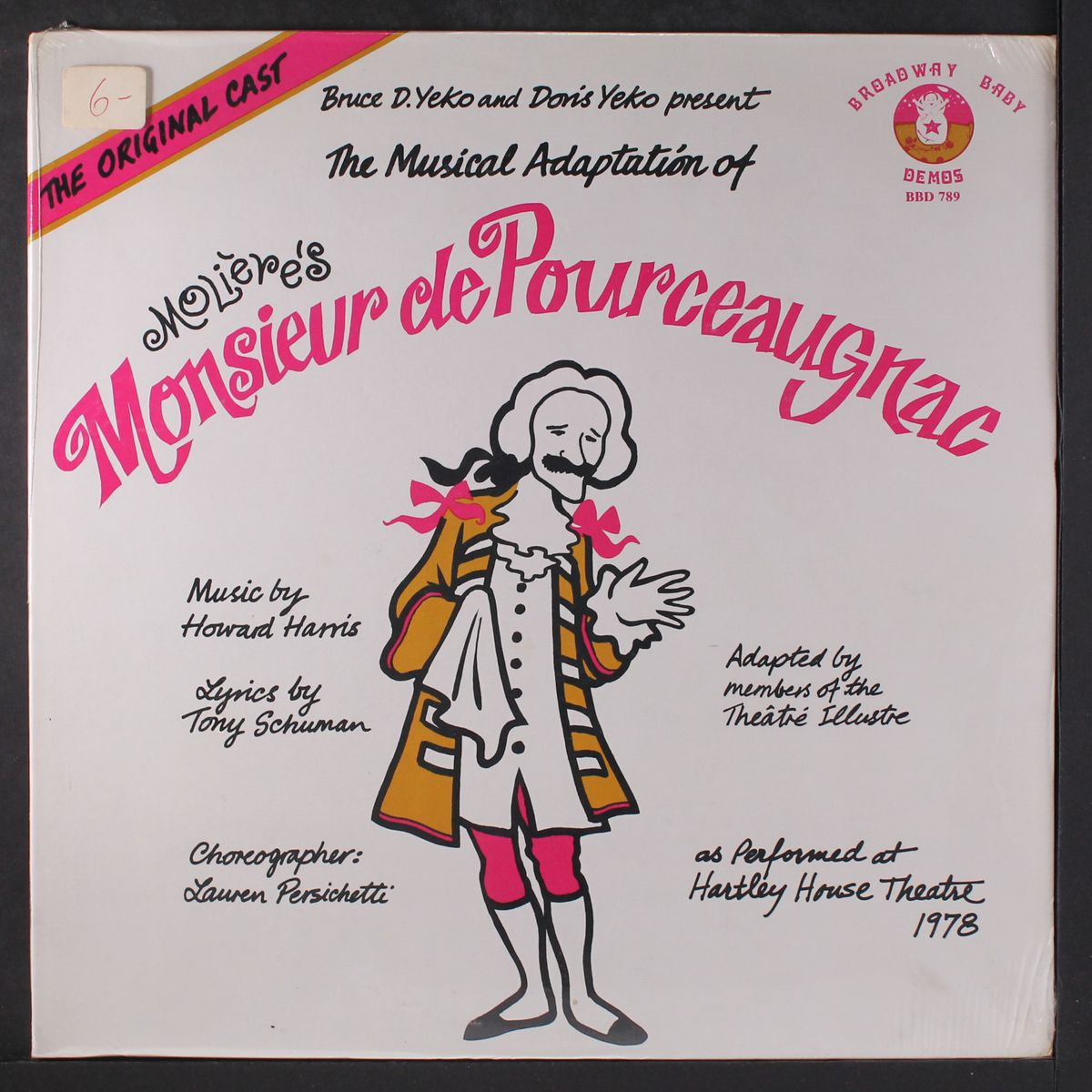 moliere's monsieur de pourceaugnac by ORIGINAL CAST