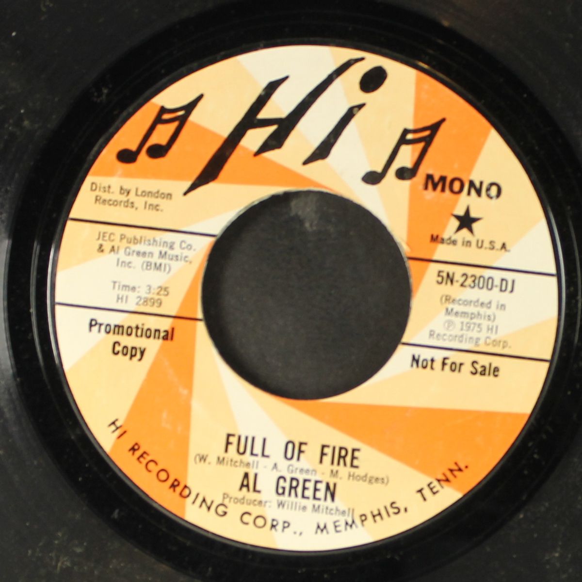 full of fire / mono by AL GREEN