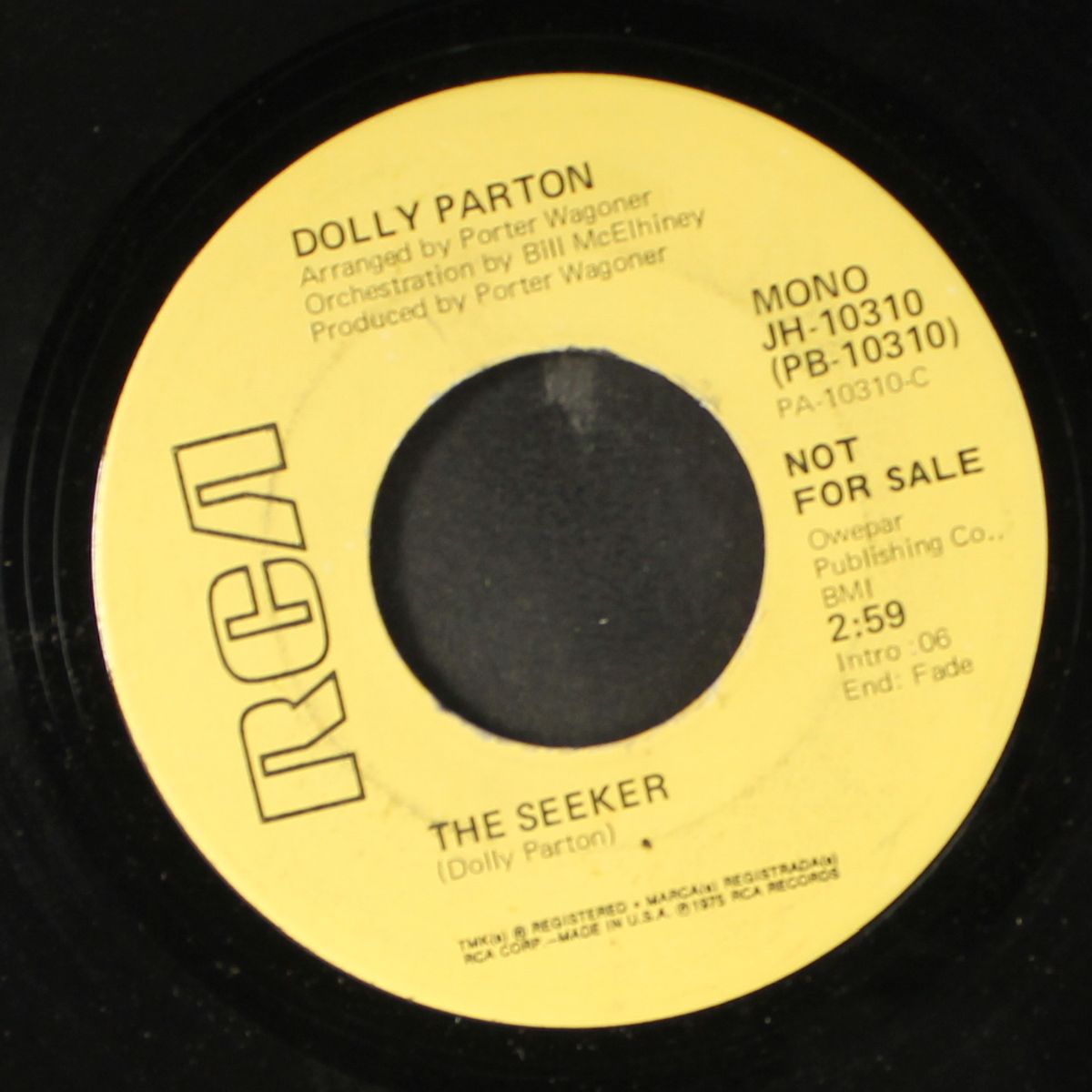 the seeker / mono by DOLLY PARTON