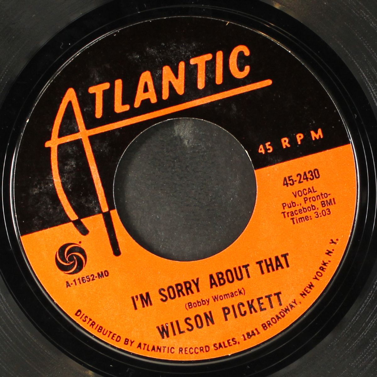 funky broadway / i'm sorry about that by WILSON PICKETT
