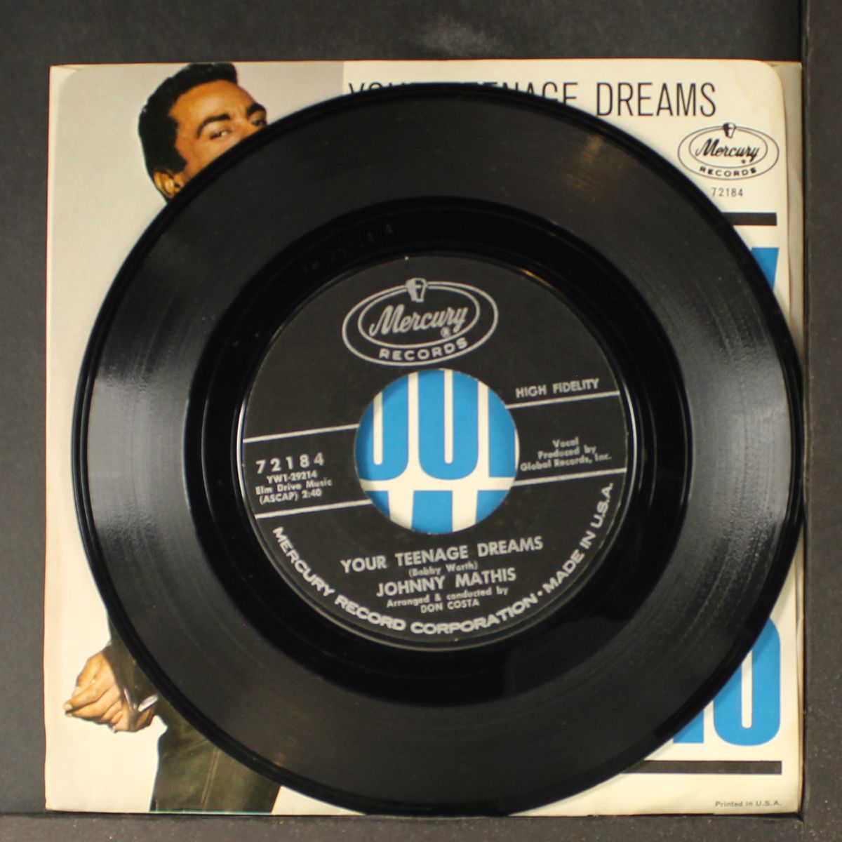 your teenage dreams by JOHNNY MATHIS
