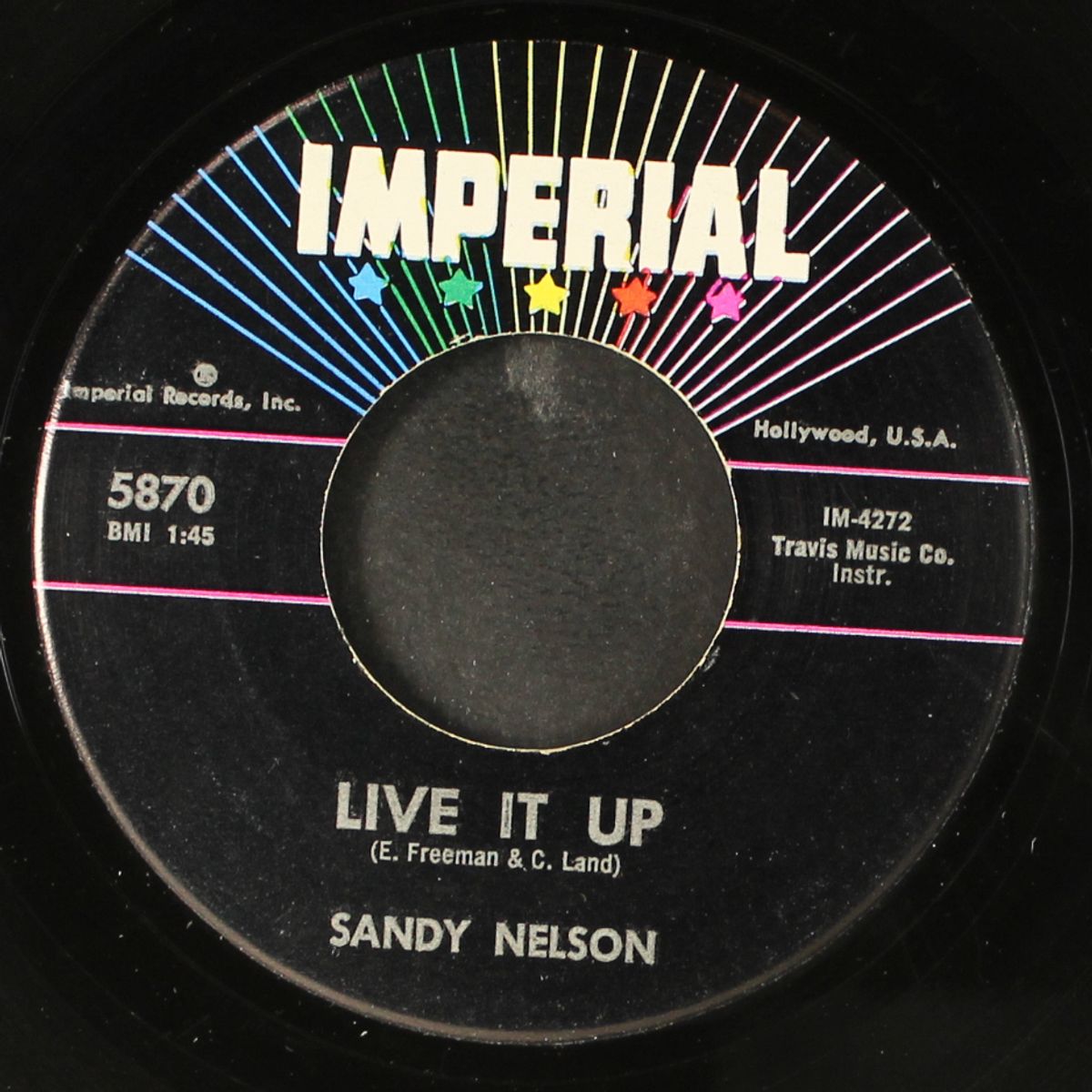 live it up / ...and then there were drums by SANDY NELSON