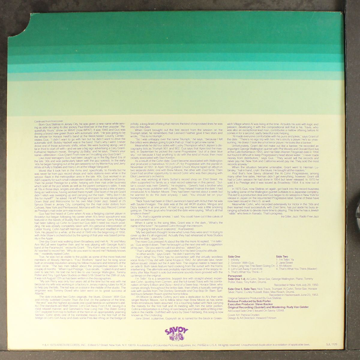 the progressive al cohn by AL COHN
