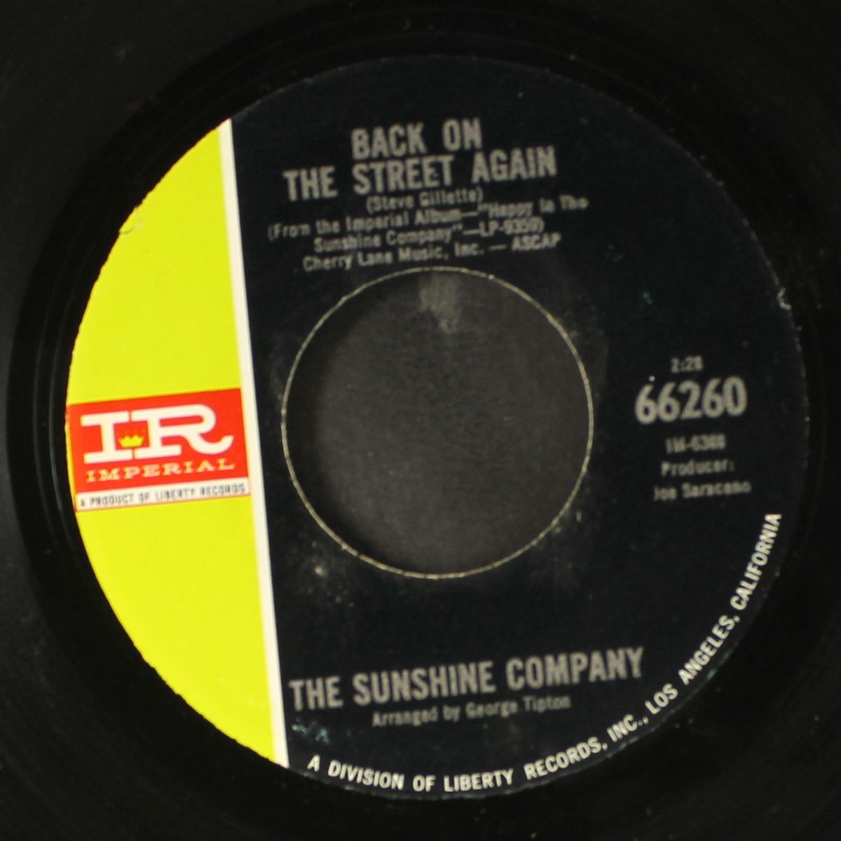 back on the street again / a year of jaine time by SUNSHINE COMPANY