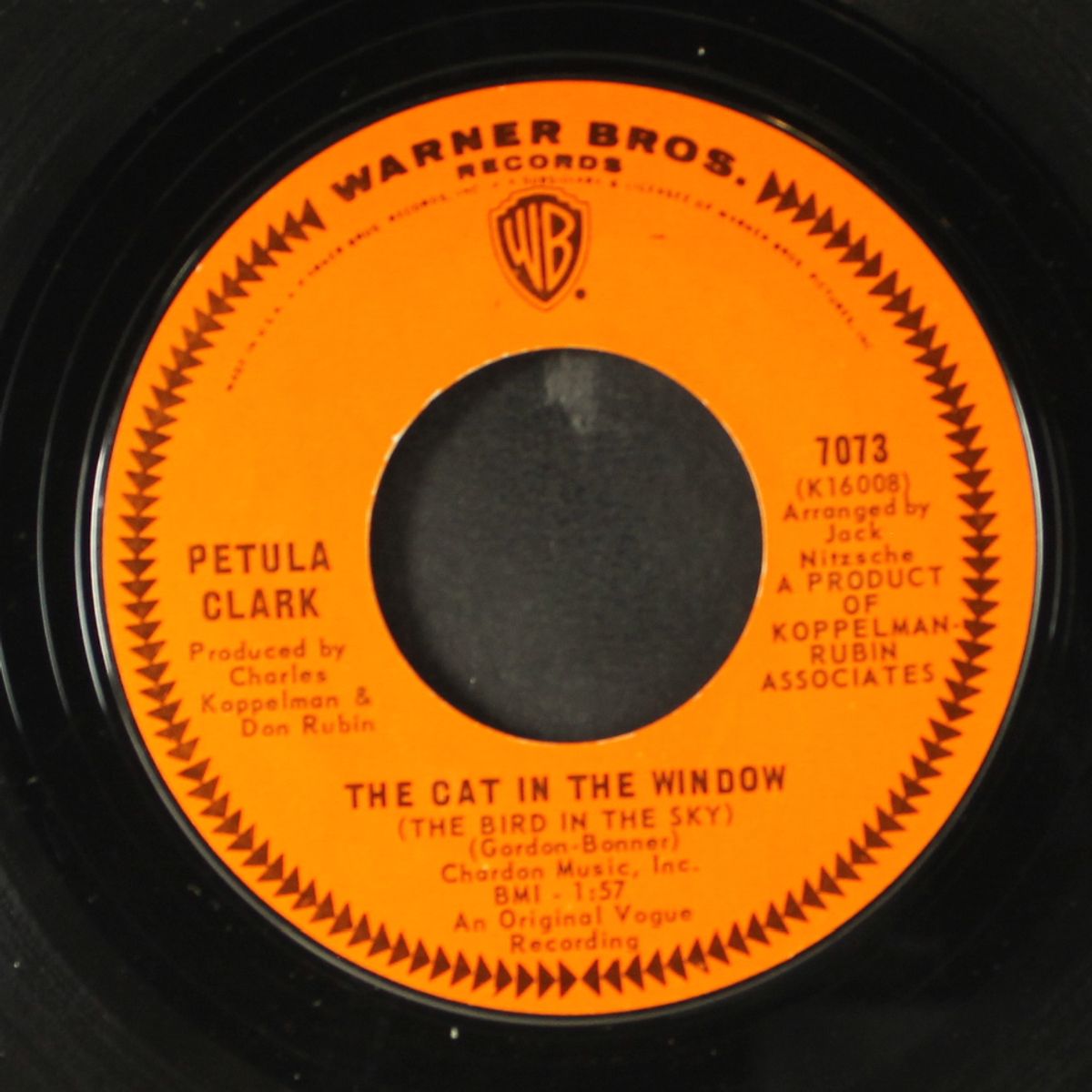 the cat in the window by PETULA CLARK