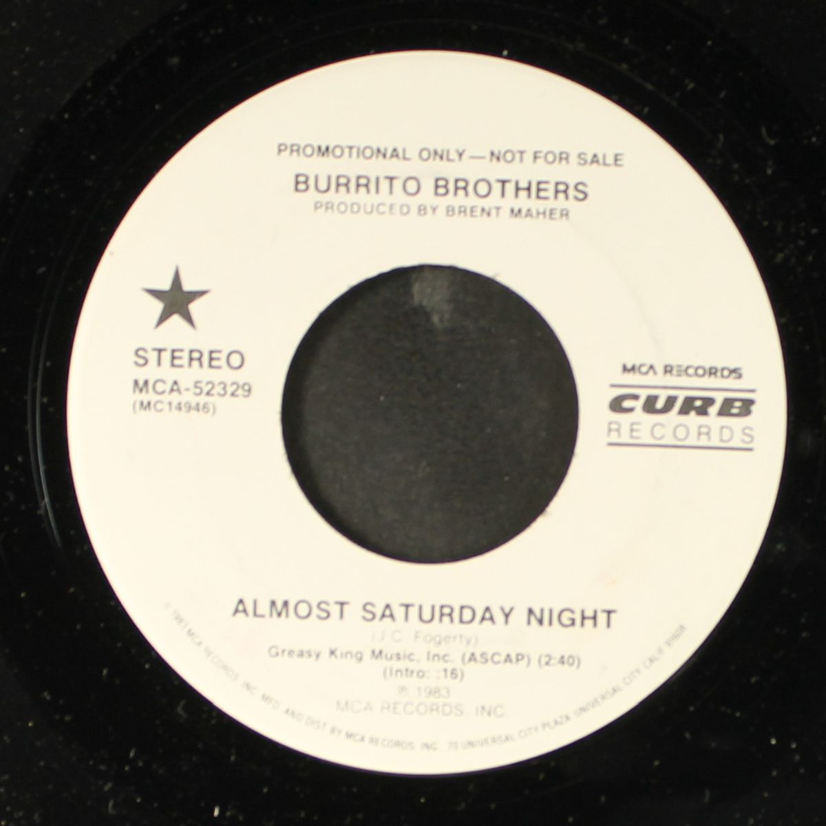 almost saturday night / same by BURRITO BROTHERS
