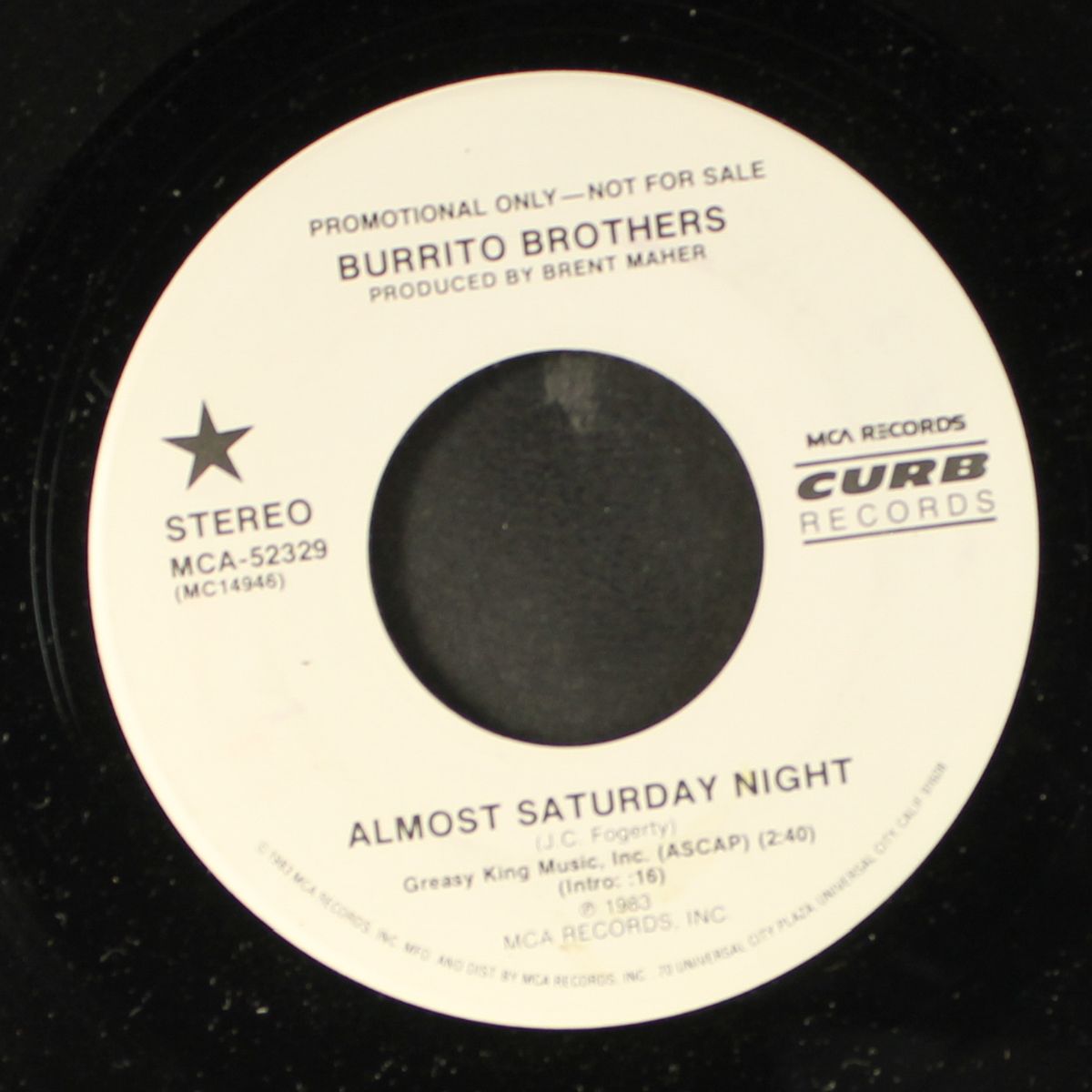 almost saturday night / same by BURRITO BROTHERS