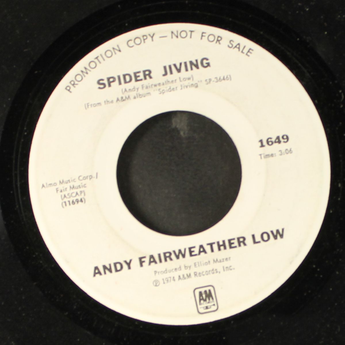 spider jiving / same by ANDY FAIRWEATHER LOW