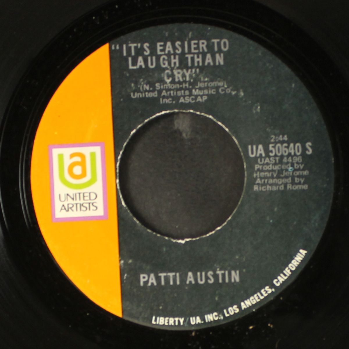 your love made the difference in me / it's easier to laugh than cry by PATTI AUSTIN