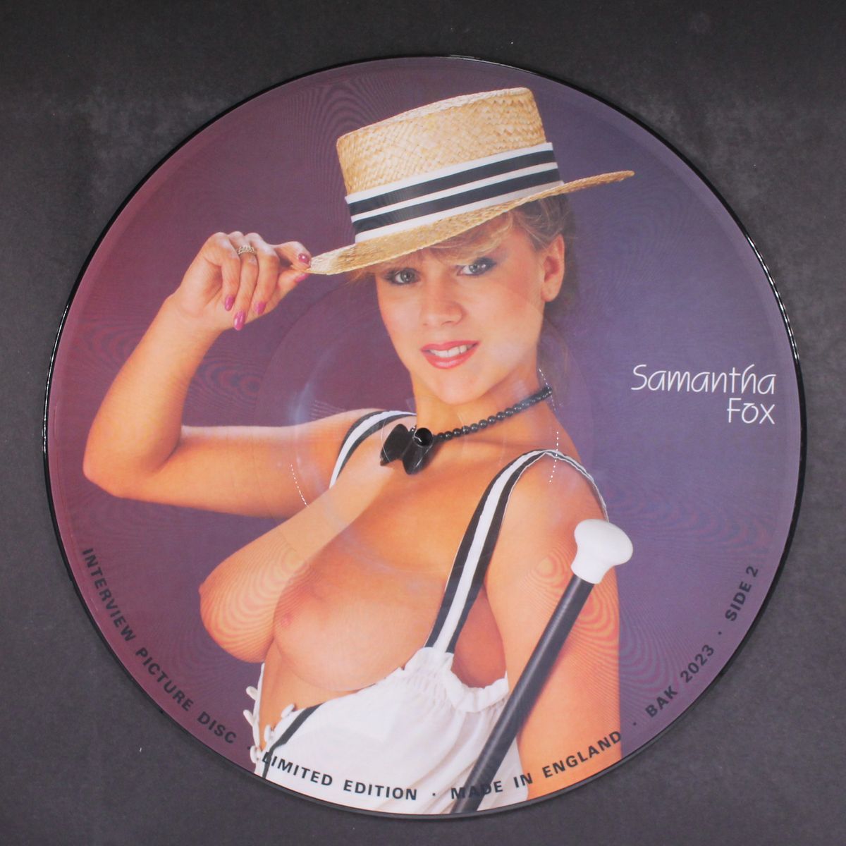 interview picture disc by SAMANTHA FOX
