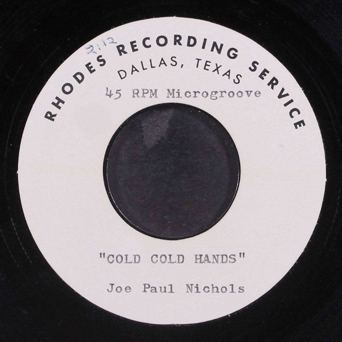 jesse james / cold cold hands by JOE PAUL NICHOLS