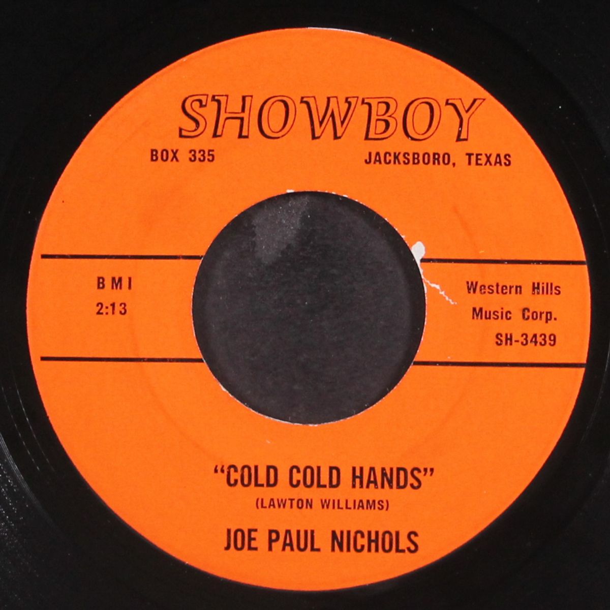 jesse james / cold cold hands by JOE PAUL NICHOLS